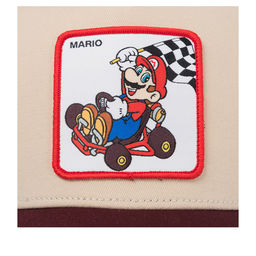 Бейсболка CAPSLAB арт. CL/SMK2/1/CAS/VIC2 Super Mario Mario (кремовый / бордовый)  фото 4