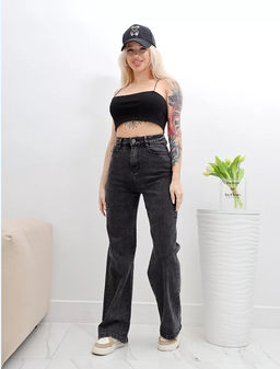 Джинсы трубы широкие палаццо прямые, Артикул: 130109 - Liketon фото 2