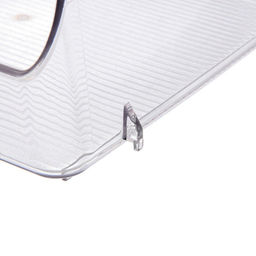 Органайзер для хранения универсальный "ФЛАТТО", прозрачный, 22*22*18.8см (лейбл)