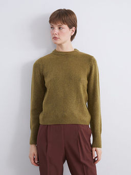 Bisiklet Yaka Kad?n Triko Kazak