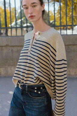 STRIPED KNIT SWEATER - Zara фото 10