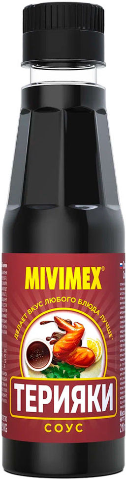 КБГ.Соус MIVIMEX ТЕРИЯКИ пл/б 200г