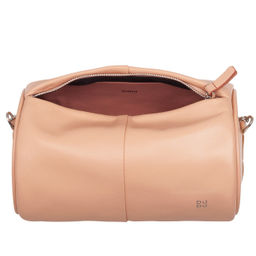 Итальянская кожаная сумка DuDu Bags серии Abigail | пудровый - Dudubags фото 7