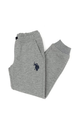 U. S. Polo Assn Серые меланжевые спортивные штаны для мальчика