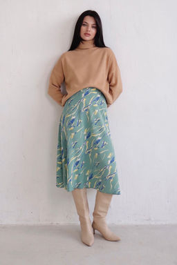 Юбка А-силуэта с принтом - Martichelli фото 63