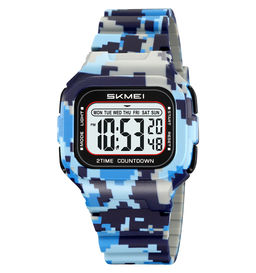 Часы наручные Skmei мужские электронные спортивные 2343blue-camo