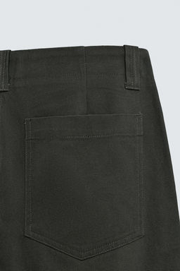 TEXTURED CANVAS TROUSERS - Zara фото 10