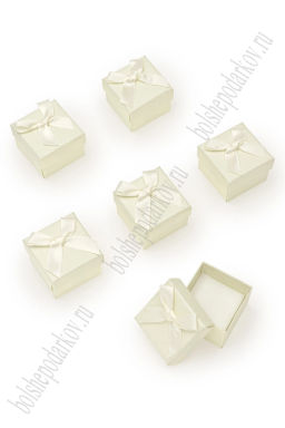 Коробочки для украшений 5*5*3,5 см (6 шт) SF-7987, айвори