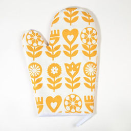 Набор Кухонный Этель Yellow garden, варежка-прихватка 20?27 см, прихватка 19?19 см, 100% хлопок (МИКС)