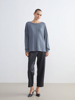 Bisiklet Yaka Kad?n Triko Kazak