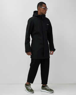 Парка спортивная мужская с капюшоном softshell черного цвета 9565Ch - Mtforce фото 4