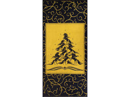 Полотенце махровое 6с102.411ж1 Лошадиная елка(т.желтый) 67х150см