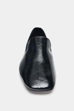 PATENT-EFFECT LOAFERS - Zara фото 8