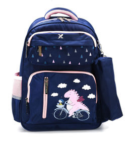 Рюкзак LOREX ERGONOMIC M3 FAIRY TRAVEL 18 л синий 42х29х14,5 см мягкий 1 секц. молния д/девочек