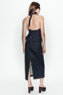 Z1975 MIDI DENIM SKIRT - Zara фото 13