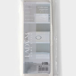 Органайзер для хранения белья LaDо́m, 16 ячеек, 32×32×12 см, серый