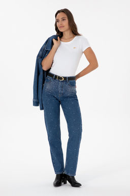 Kad_n Mavi Jean Pantolon Sepette S_rpriz _ndirim - U.s. polo assn фото 3