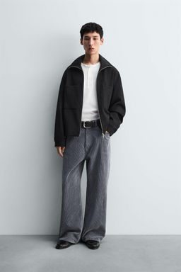 PANTAL?N RELAXED FIT PANA / Azul