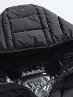 Куртка мужская удлинённая стёганая с капюшоном и графеновой подкладкой утеплитель тинсулейт