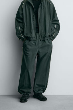 CONTRAST TECHNICAL JOGGER TROUSERS - Zara фото 2