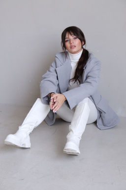 Martichelli Куртка утеплённая светло-серая  фото 6