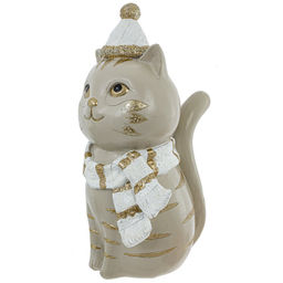 Фигурка декоративная "Кот", L12 W12 H24,5 см