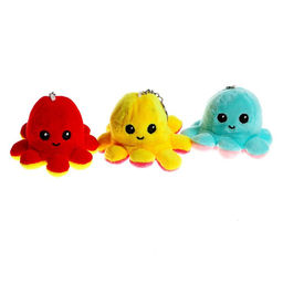 Мягкая игрушка-трансформер Осьминог-перевёртыш, 10 см, на брелоке, цвета МИКС - Simaland фото 6