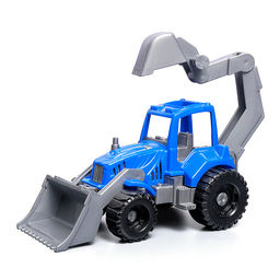 Трактор "Нева" с грейдером и ковшом