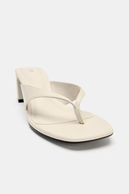 SANDALIA TAC?N ANCHO / blanco - Zara фото 4