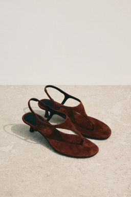 Sandalias de piel con tac?n - H&m фото 4