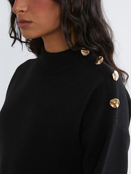 Dik Yaka Kad?n Triko Tunik