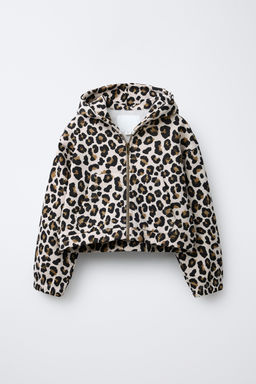 ANIMAL PRINT HOODIE