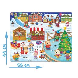 Напольный пазл Новогодний праздник - Puzzle time фото 2