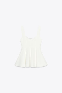 PEPLUM STRETCH TOP - Zara фото 25
