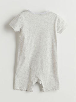 Ay? Teddy Bask?l? Erkek Bebek Tulum