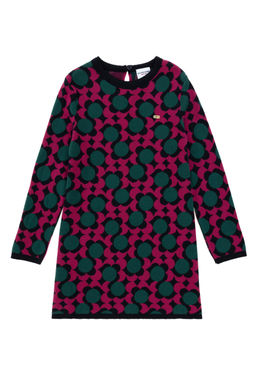 Темно-синее трикотажное платье для девочки Неожиданная скидка в корзине