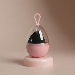 Цена за 2 шт. Спонж для макияжа «Капля», 6×4 см, увеличивается при намокании, в футляре, чёрный