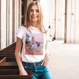 Эксклюзивная футболка Yana Pletneva упаковка плотный Zip пакет!