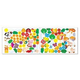 100 наклеек набор Мир животных, 4 шт. по 16 стр. - Буква-ленд фото 5