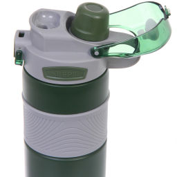 Термос 600мл "Фитнесс", цвет зеленый