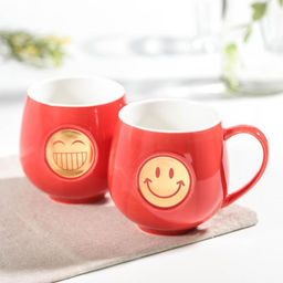 Кружка керамическая «Смайл», 280 мл, цвет МИКС