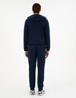 Lacivert Slim Fit 3 _plik Pa_as_ Lastikli E_ofman Alt_