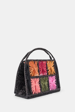 BOLSO CESTO COMBINADO / Marr?n - Zara фото 3