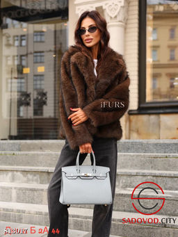 Шуба женская из искусственного меха
