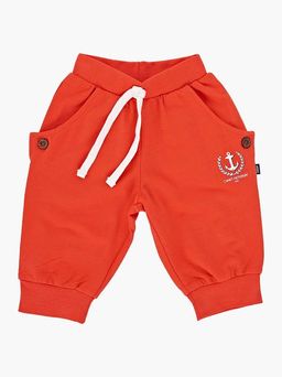 Бриджи с карманами UD 0455 коралл/белый - Mini maxi фото 4