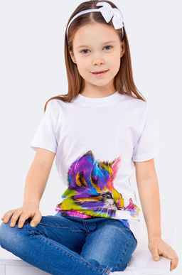 Детская хлопковая футболка Happy Fox фото 54