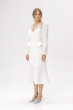 Платье Pirs 6605 молочный