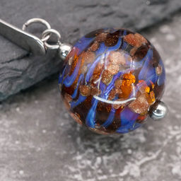 Серьги из муранского стекла GOLDEN SUNSET LS3517