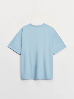 Базовая футболка оверсайз из хлопка OVERSIZE0526-163 / Zarina