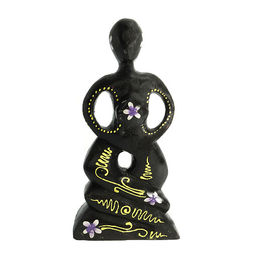 Статуэтка абстракция BLACK Все равно ты будешь мой навеки вместе 20см дерево Албезия